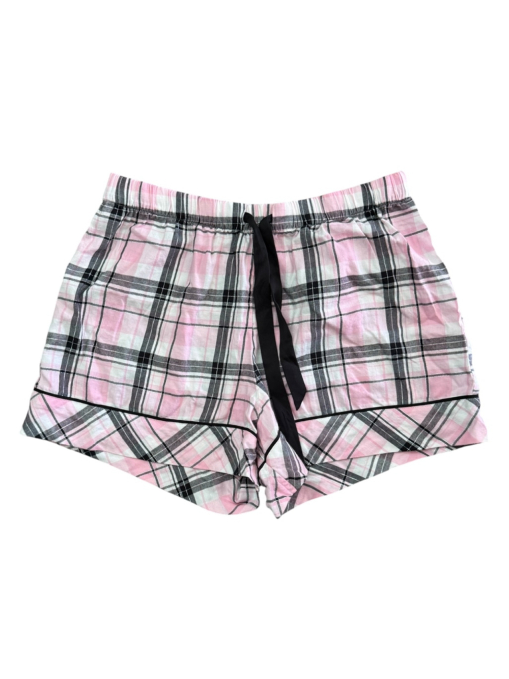 Victoria's Secret Pink Plaid Pajama Shorts Women's Medium - Picture 2 of 4